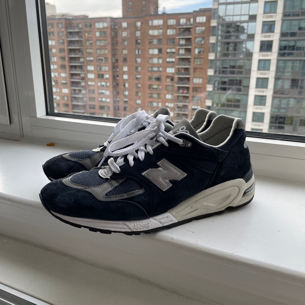 New Balance 990v2 Navy Grey